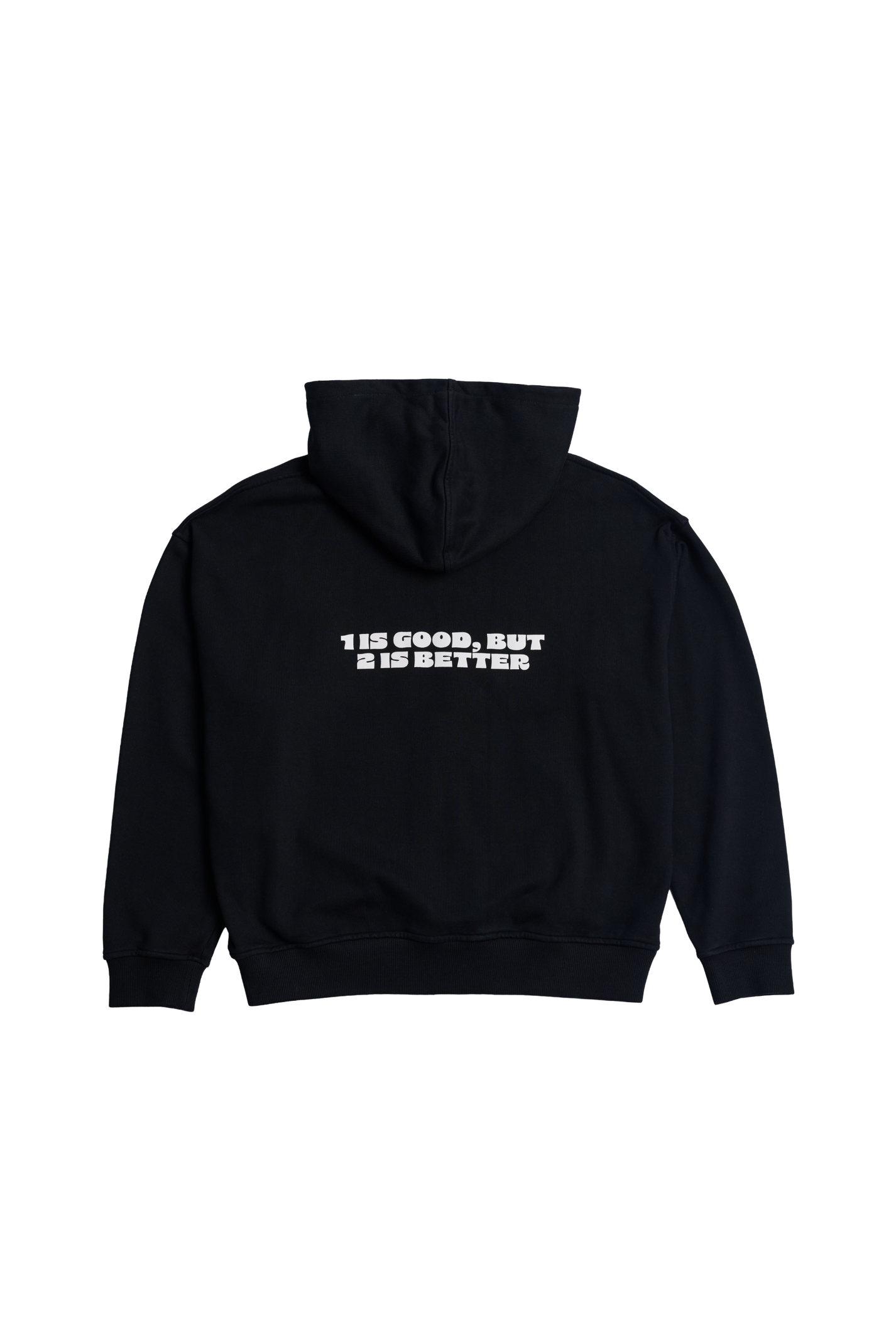 Hoodie Black - 2 Is Better